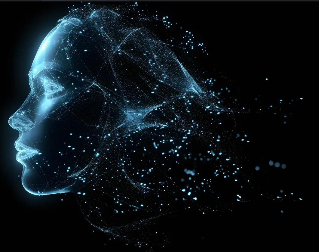 Testa olografica IA — Dusk Fundholm Neural Core